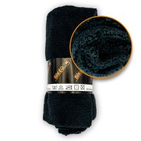 Black Fluffy Edgeless Mikrofasertuch 40x40 / 550GSM